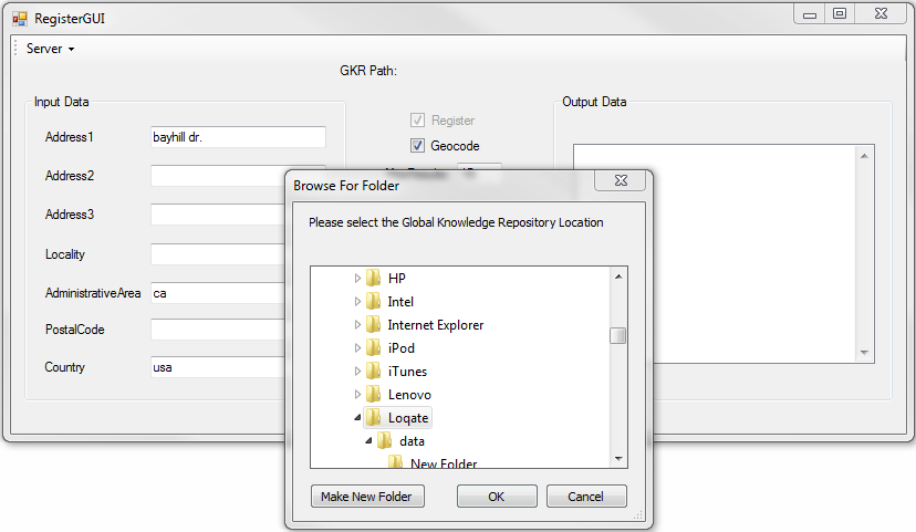 Creating a Simplified Register Demo GUI in C# Using the Loqate .NET API ...