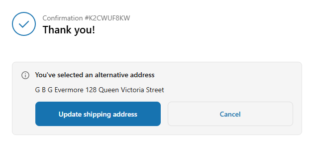 Post Checkout Verify 2