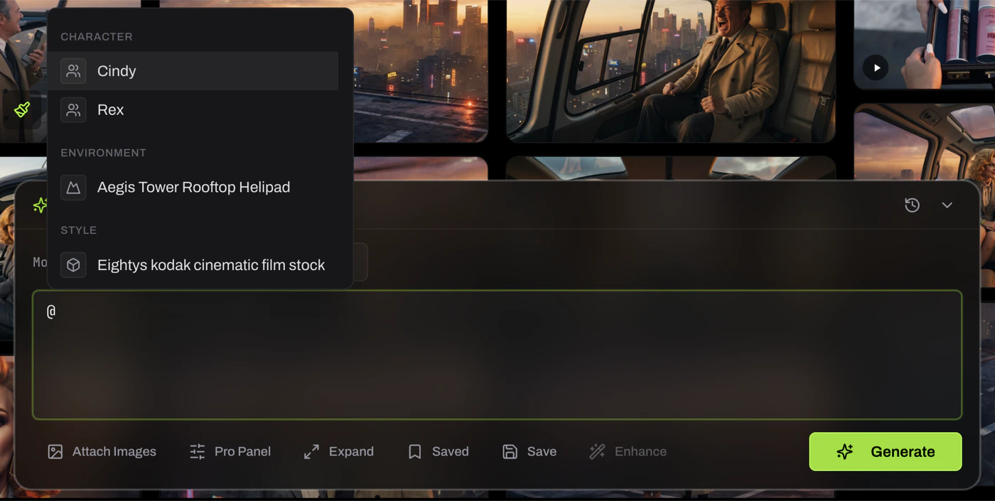 Command Bar entity tagging