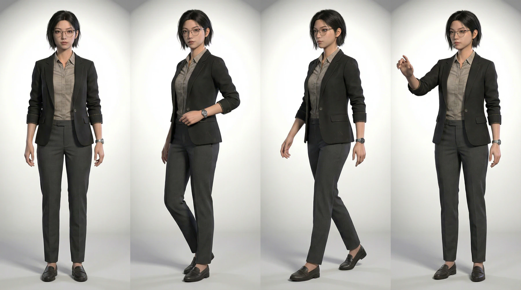 Pose Sheet output example