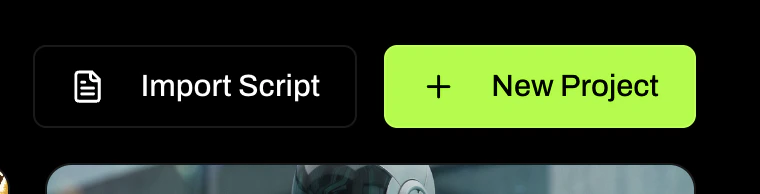 Import Script — drop zone and paste area