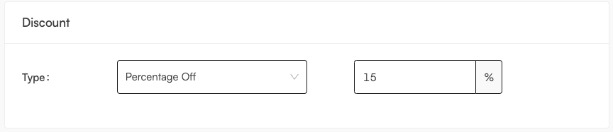 Price Adjustments Section