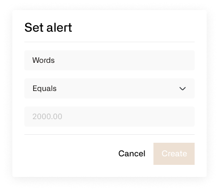 Set Alert