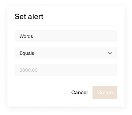 Set Alert