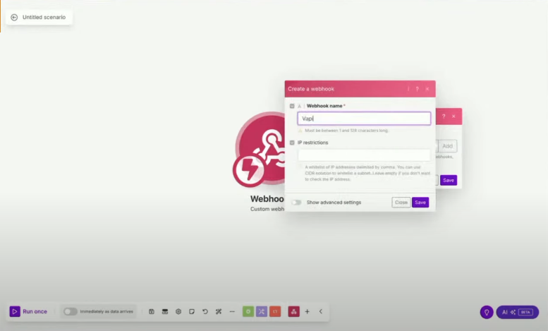 Webhook Lovable Make