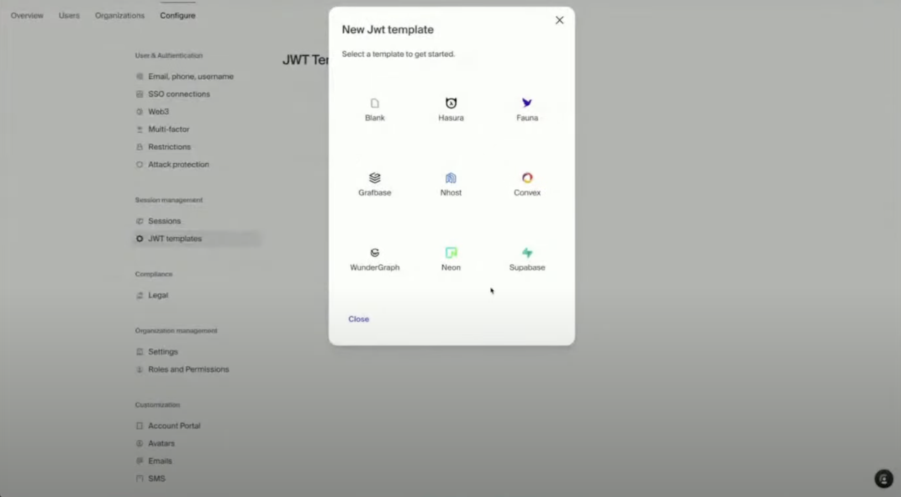 Jwt Template Clerk Pn