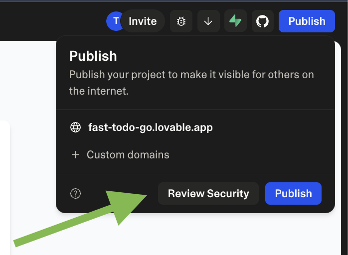 How to find the security review