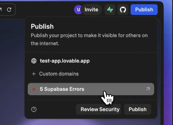 Pre-publish security review
