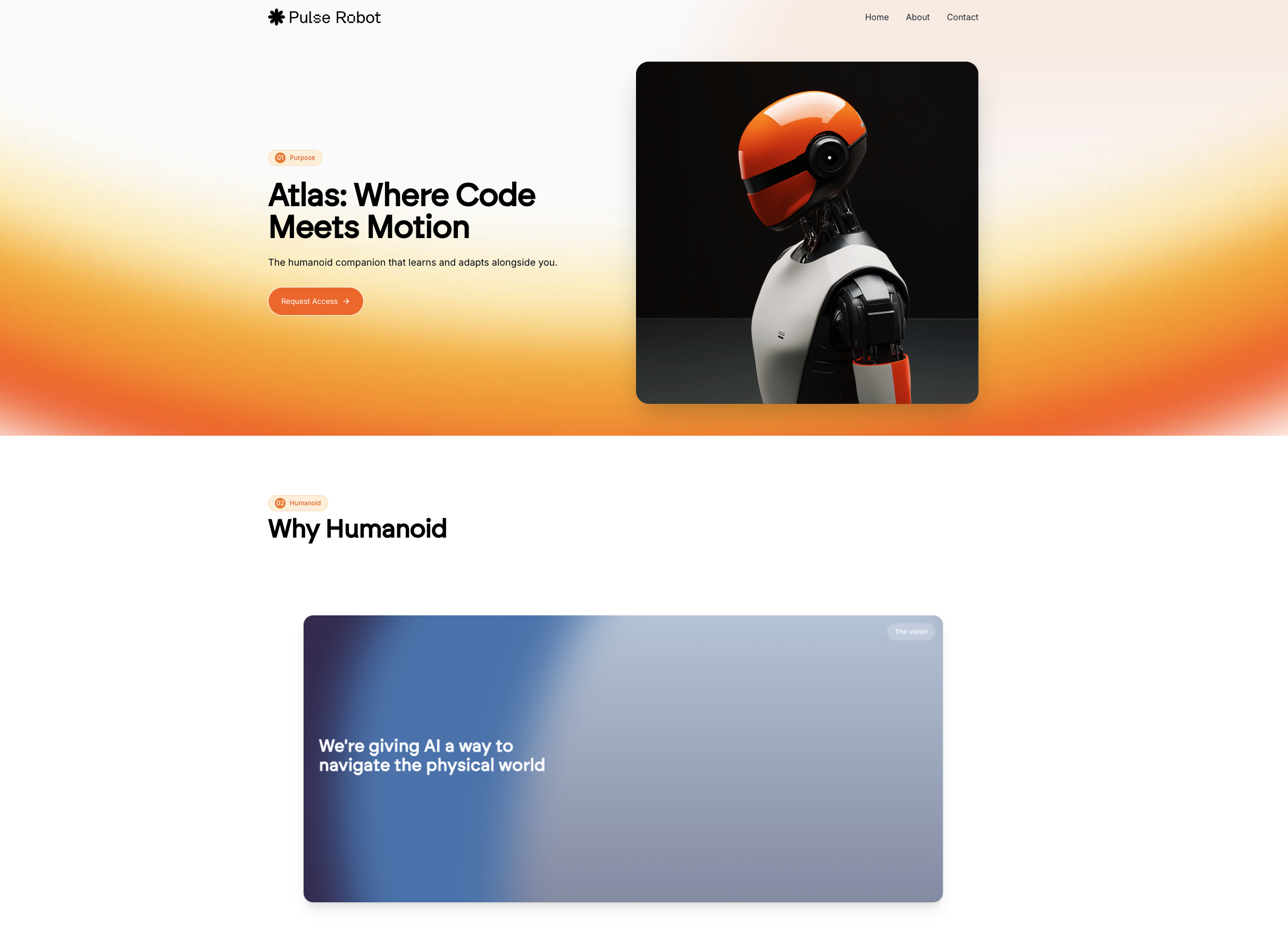 Add animation landing page