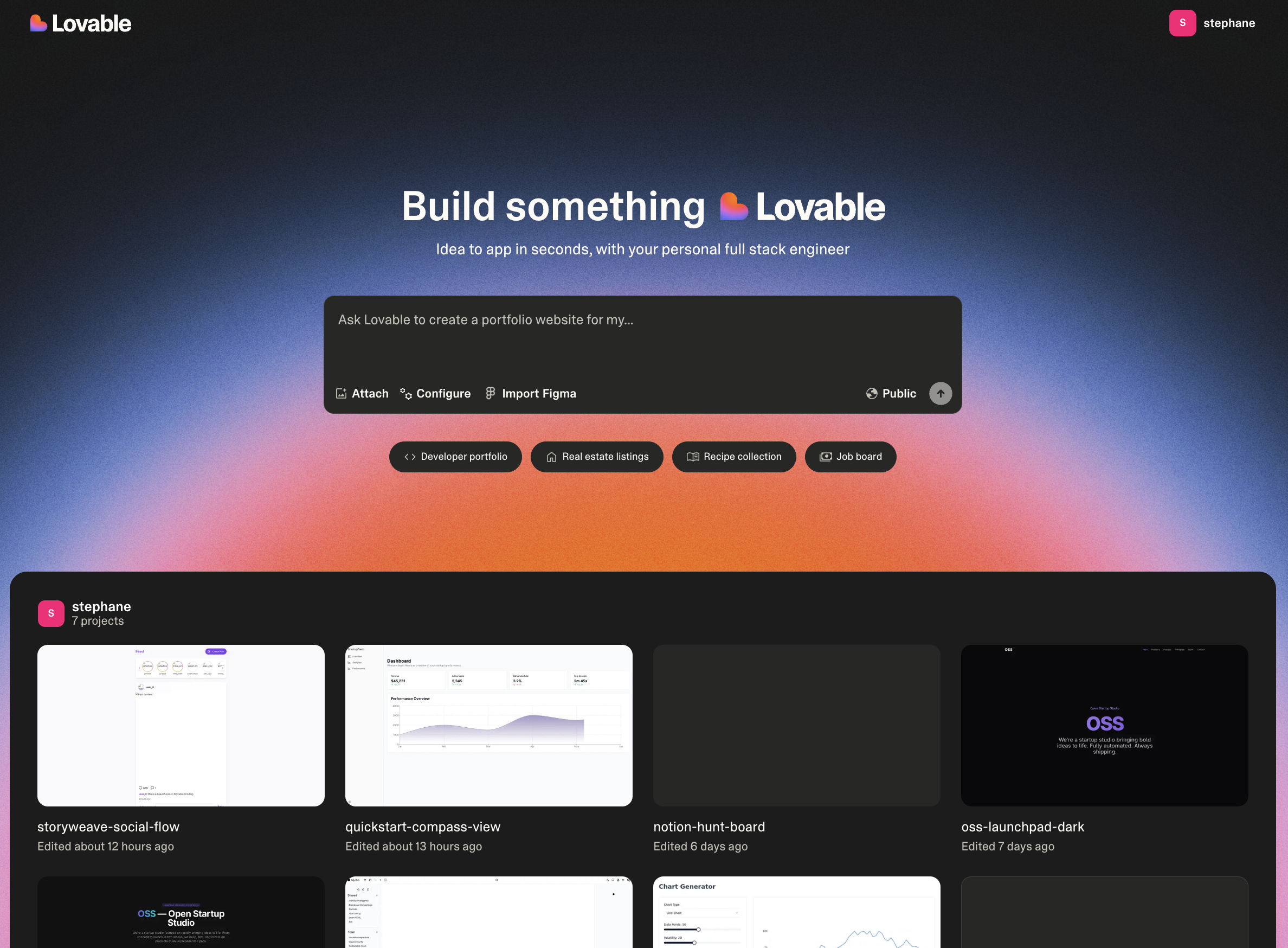 Lovable Dashboard Pn