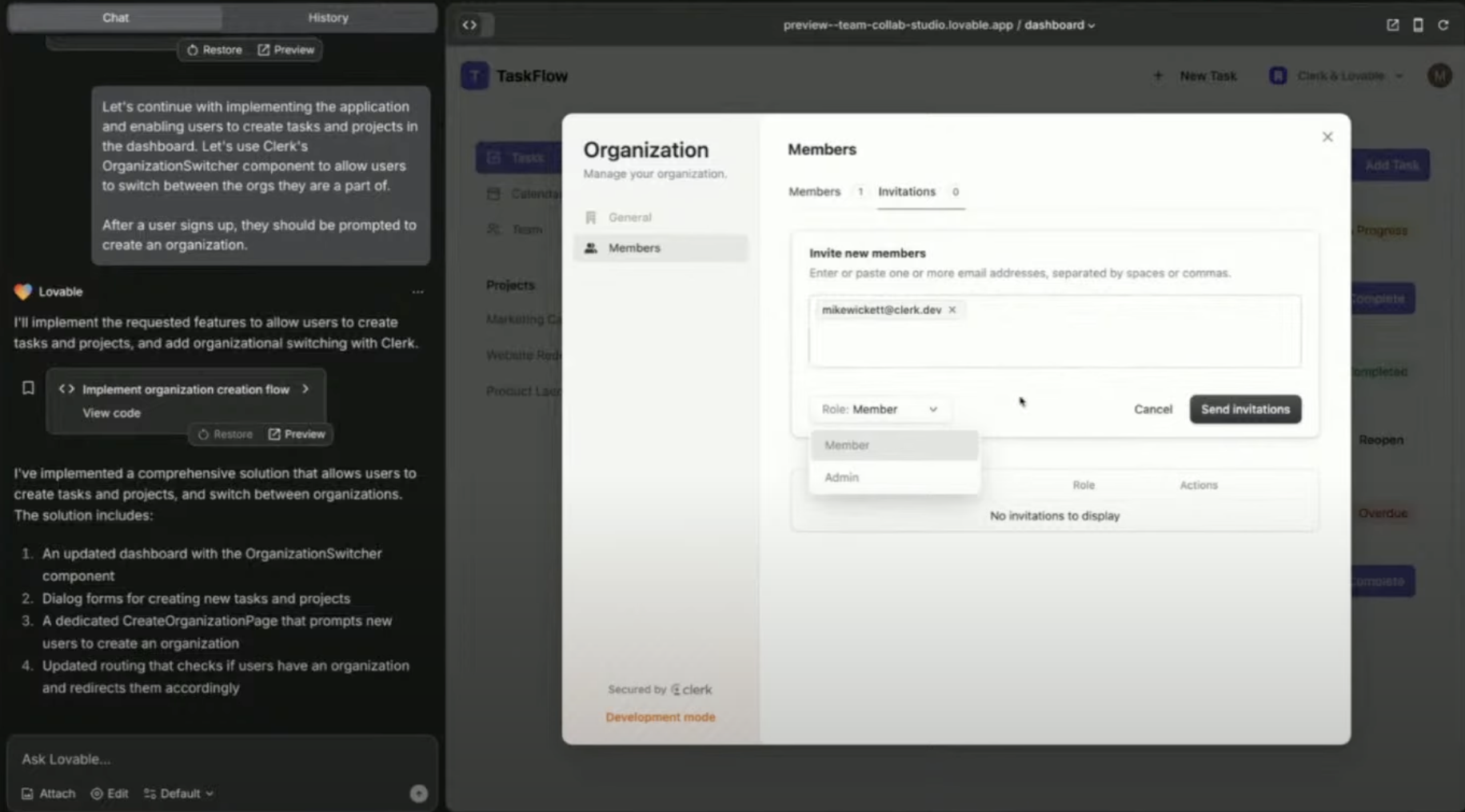 Clerk Organization Members Pn