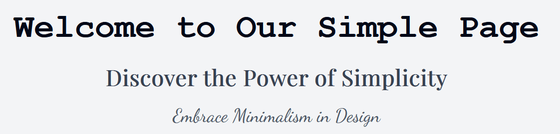 Different fonts used in Lovable project