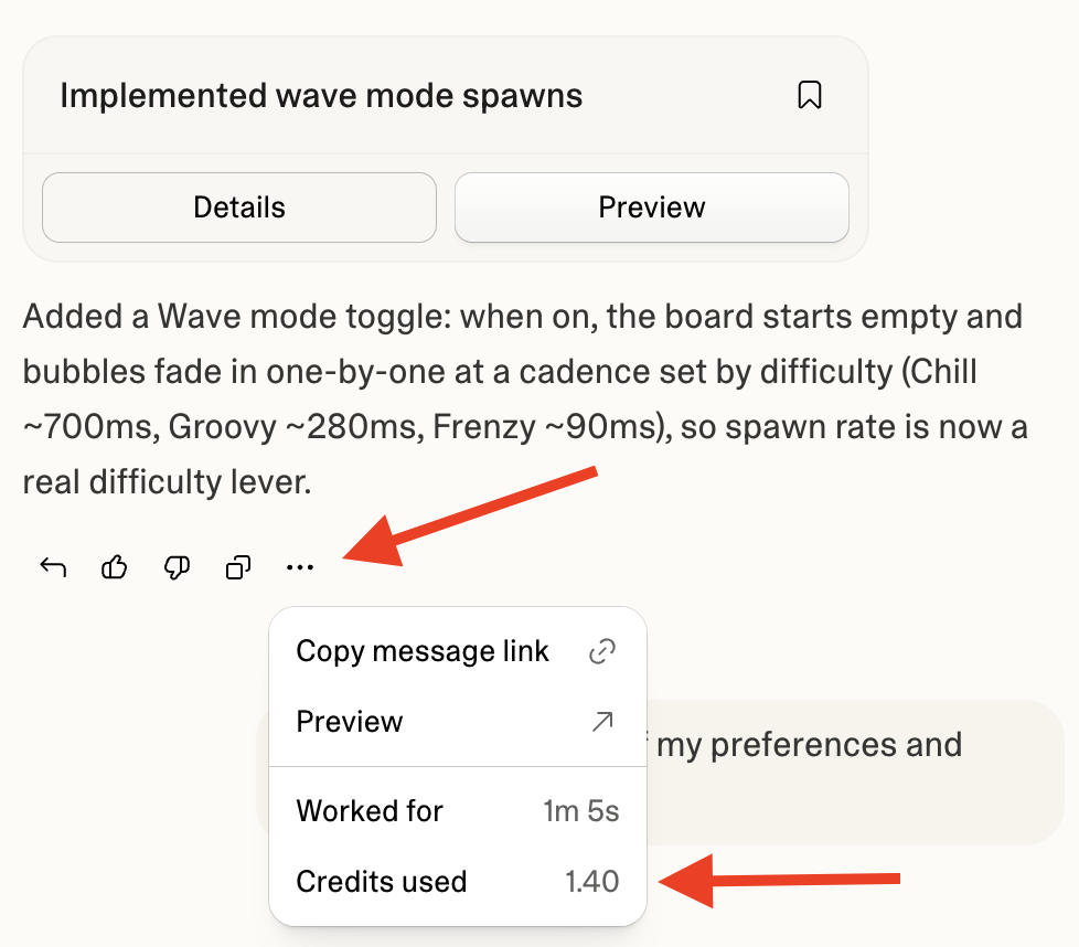 Credits and usage - Lovable Documentation