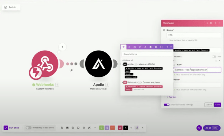 Webhook Apollo Webhook Make Pn