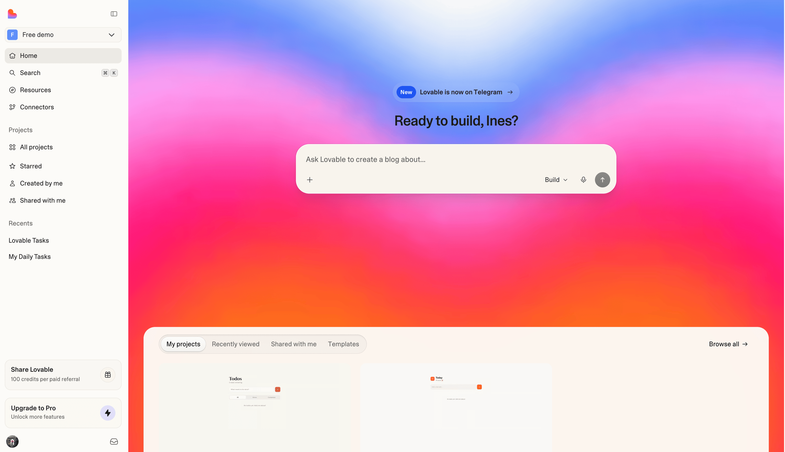 Lovable Api Key Chat Module Quick start - Lovable Documentation