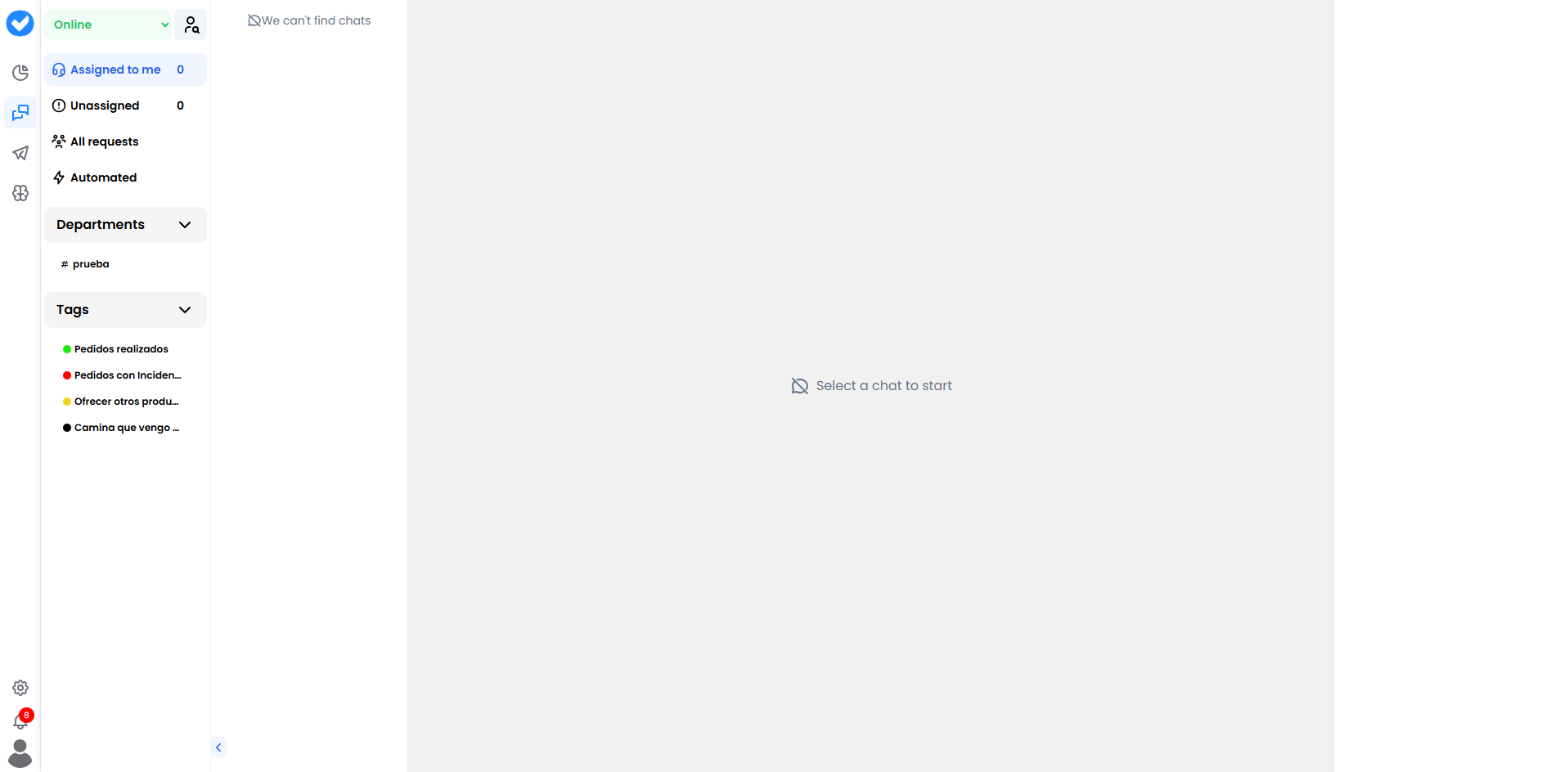 Livechat General View