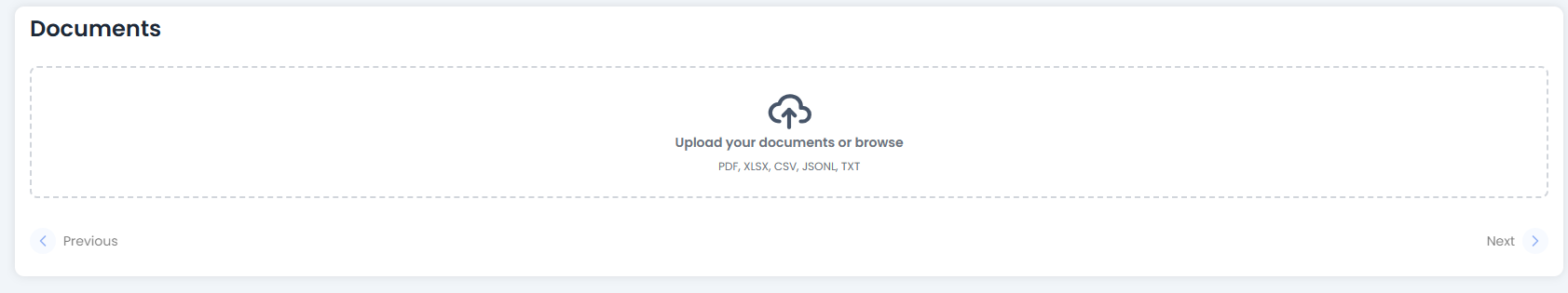 Upload and Manage Documents