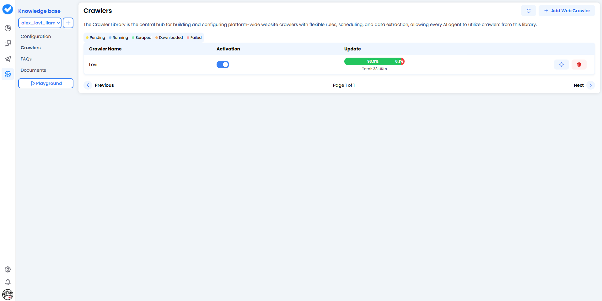 Crawler Library List