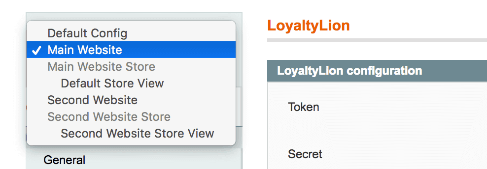 LoyaltyLion configuration scope