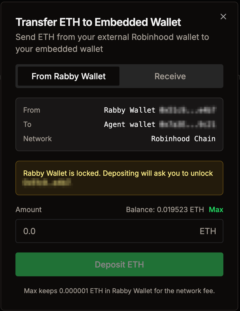 Deposit 充值弹窗