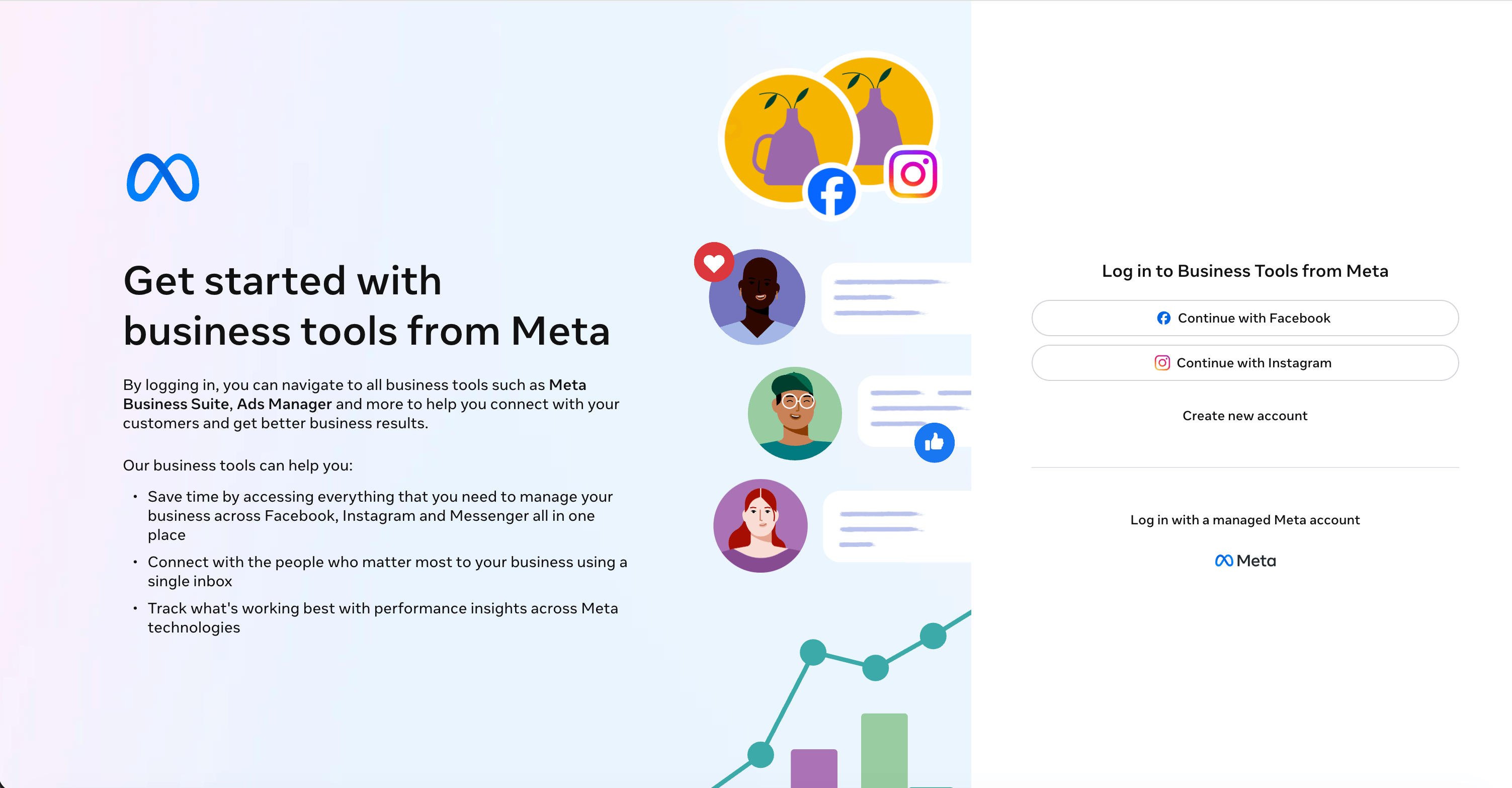 Meta Business signup