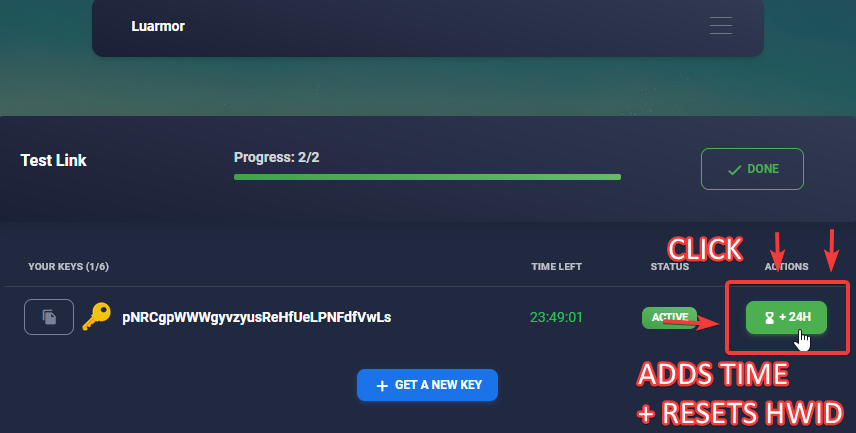 A screenshot once the entire process is completed