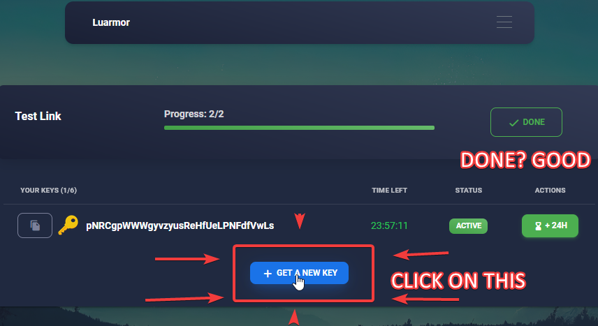 A screenshot once the entire process is completed