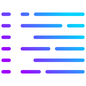Blue and purple gradient Eval Labs logo