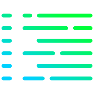 Green and blue gradient Eval Labs logo