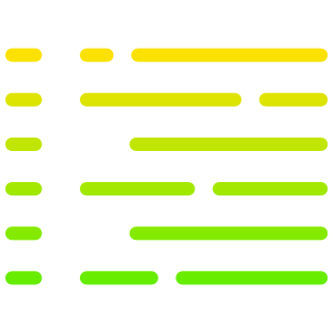 Green and yellow gradient Eval Labs logo