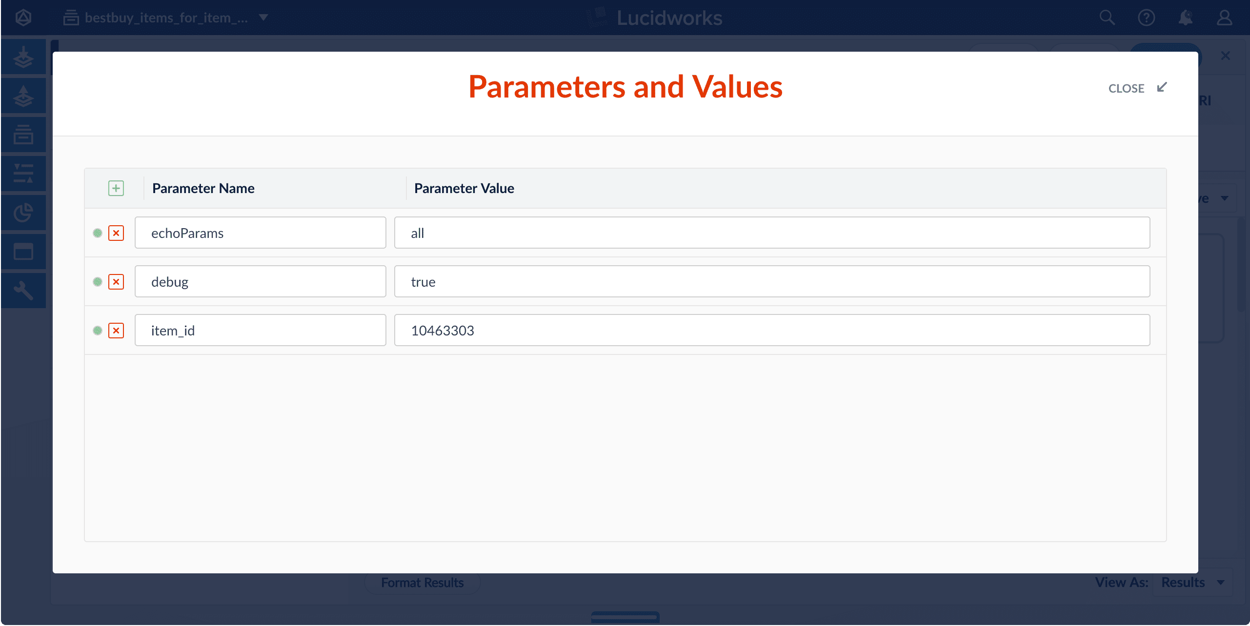 item_id query parameter