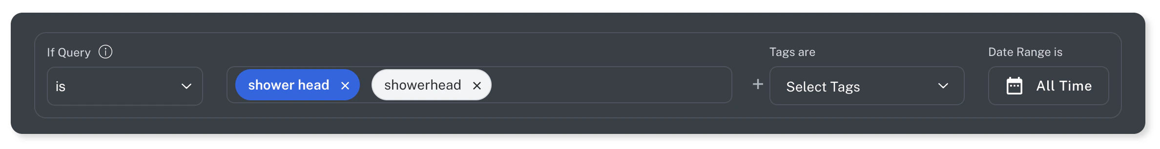 Enter multiple queries and click to switch between them.