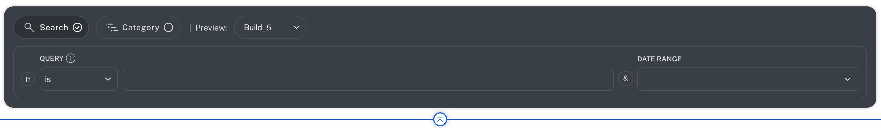 Click the arrow below the Conditions Manager to collapse it from view.