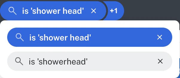 Enter multiple queries and click to switch between them.