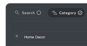 Select Category to search on specific categories.