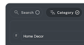 Select Category to search on specific categories.
