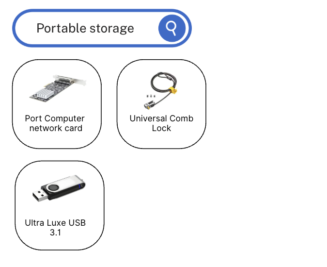 Before data enrichment: fewer, less relevant results