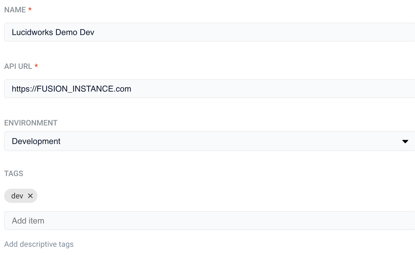 Connect New Fusion integration