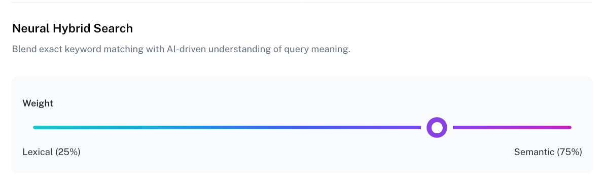 Neural Hybrid Search in Core Settings