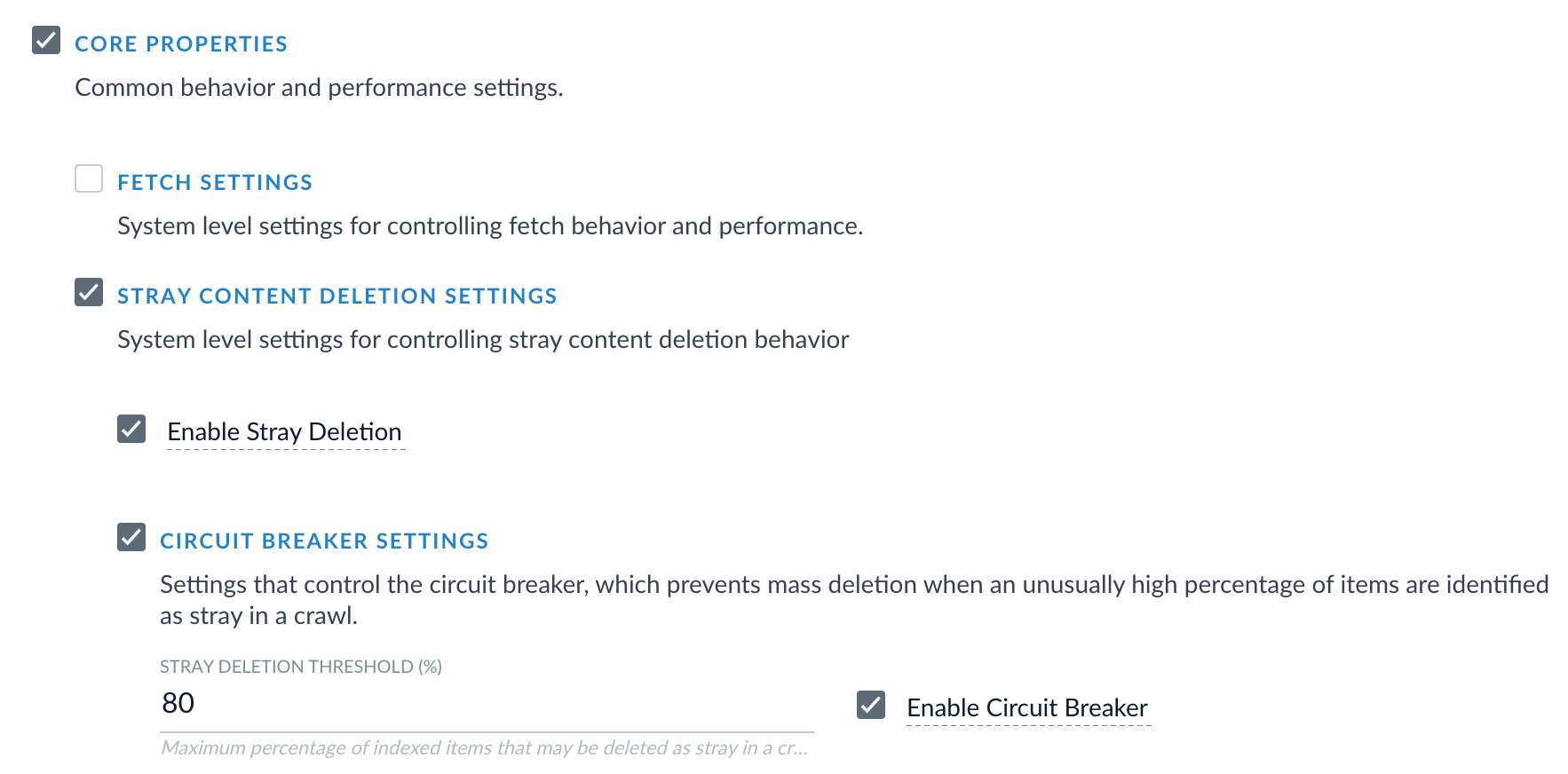 Stray content deletion and circuit breaker for V2 and Pro connectors