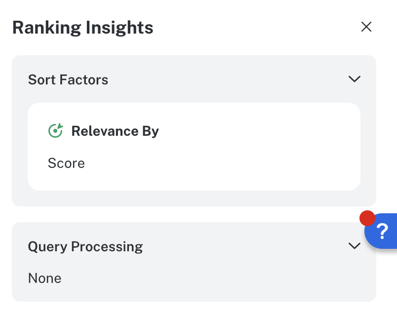 Ranking insights