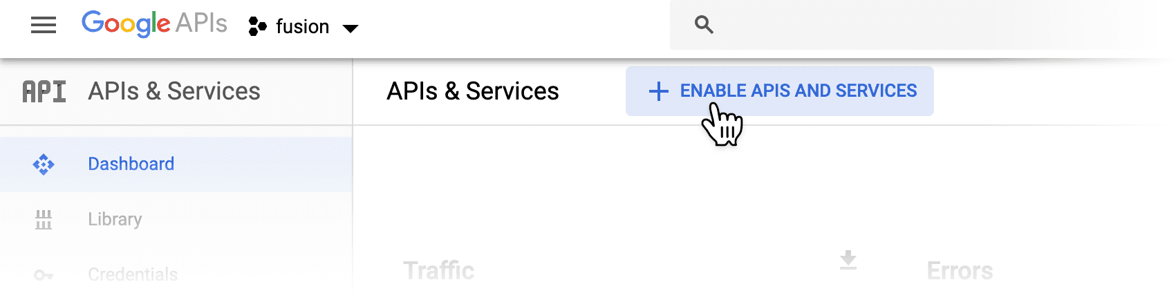 Enable APIs and Services