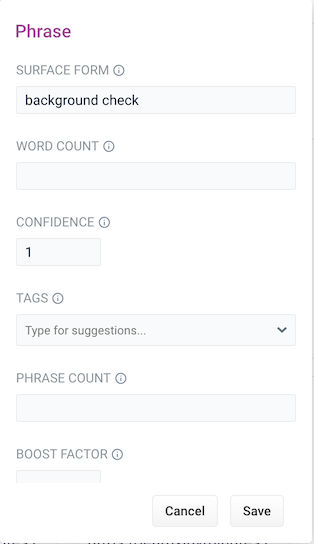 Create phrase query rewrite
