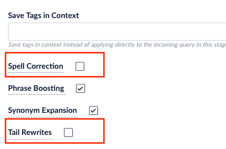 TextTagger Stage Options