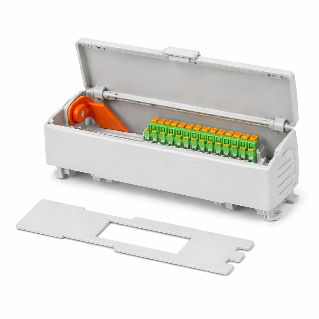 Din rail mount enclosure example