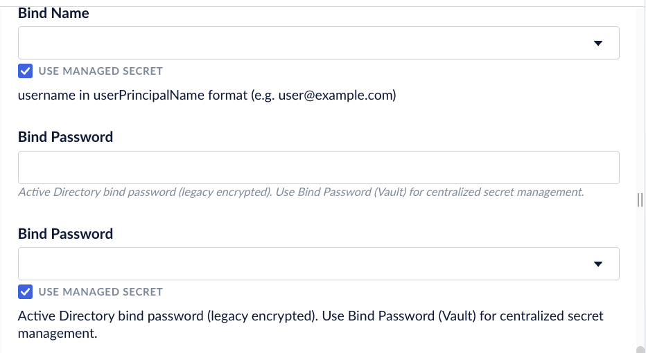 Set pipeline to use a managed secret