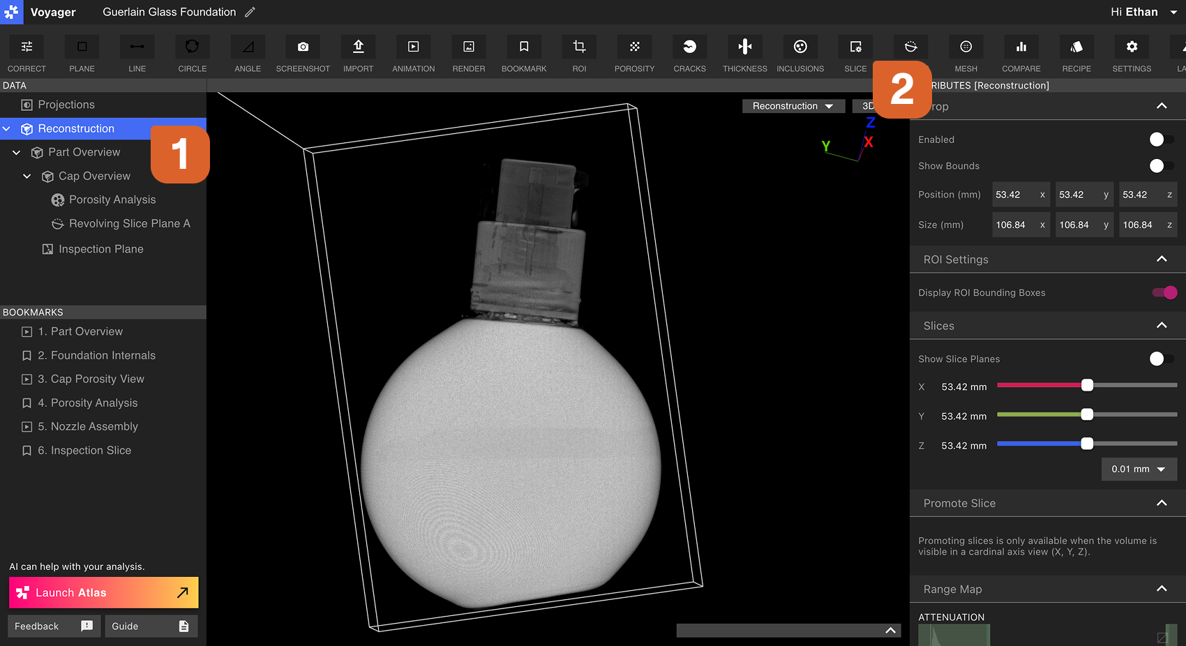 Creating a Custom Slice Plane Step 1