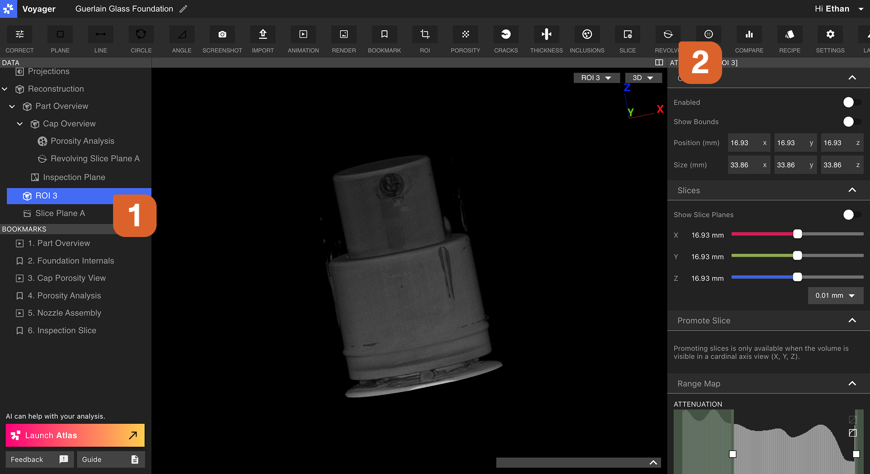 Creating a Revolving Slice Plane Step 1