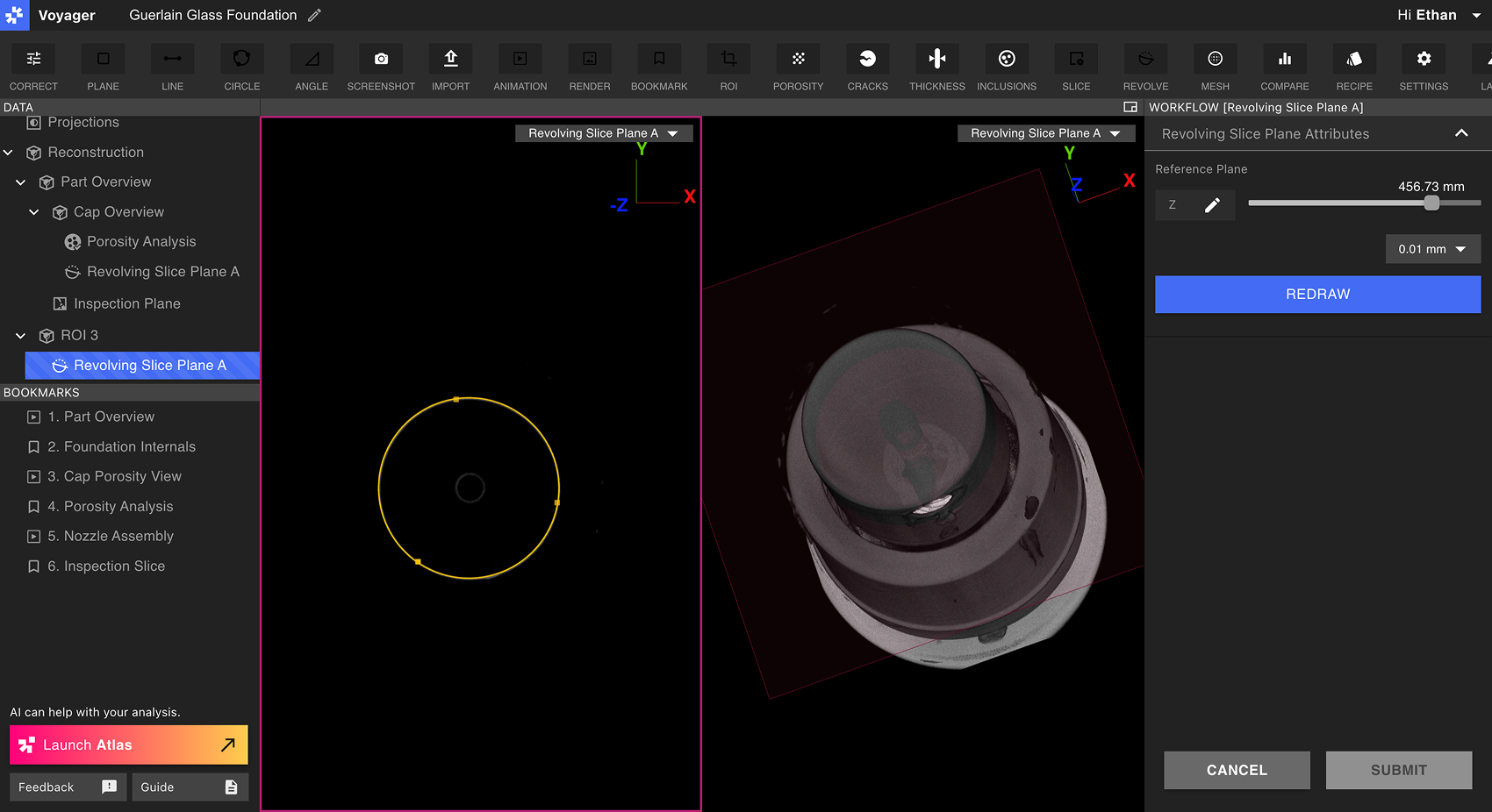Creating a Revolving Slice Plane Step 3