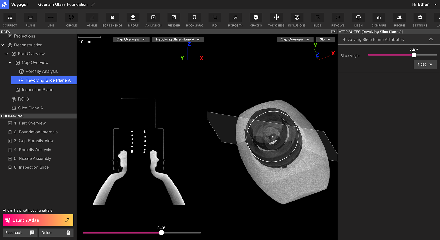 Creating a Revolving Slice Plane Step 4
